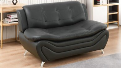 Modern Faux Leather Living Room Set Style Meets Comfort