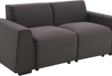 Modern Linen Loveseat Sofa Stylish Comfort For Any Space