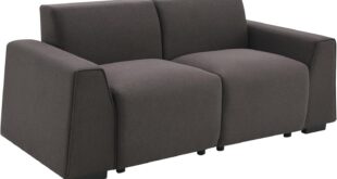 Modern Linen Loveseat Sofa Stylish Comfort For Any Space