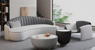 Modern Shell Sectional Sofa Set Comfort Meets Sleek Living Space