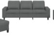 Modernes 4-Piece Dark Grey Sectional — Fits Your Apartment