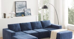 Modular U Shaped Chenille Sofa Stylish Comfort Meets Flexibility