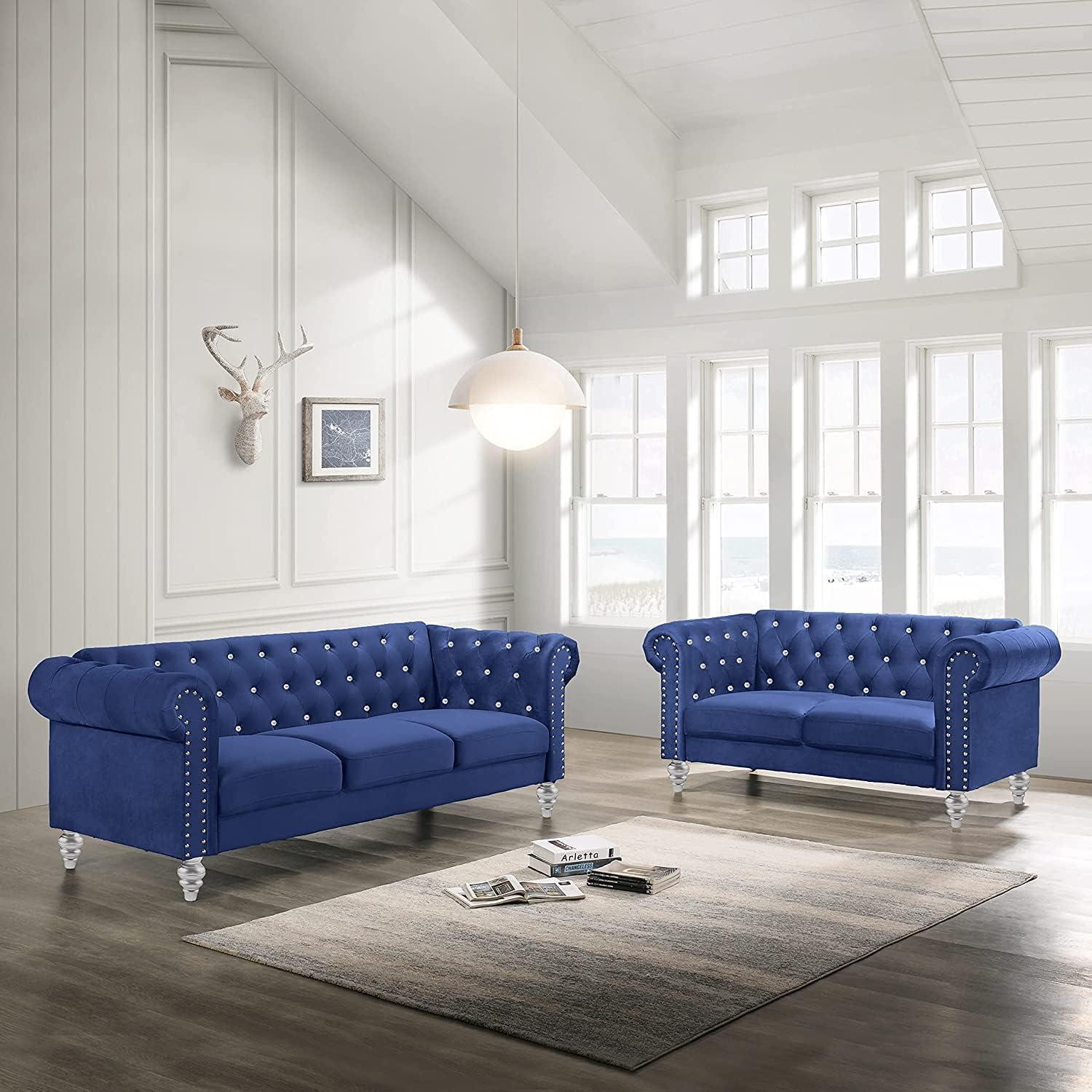 New Classic Furniture Emma Crystal Sofa – your glam focal