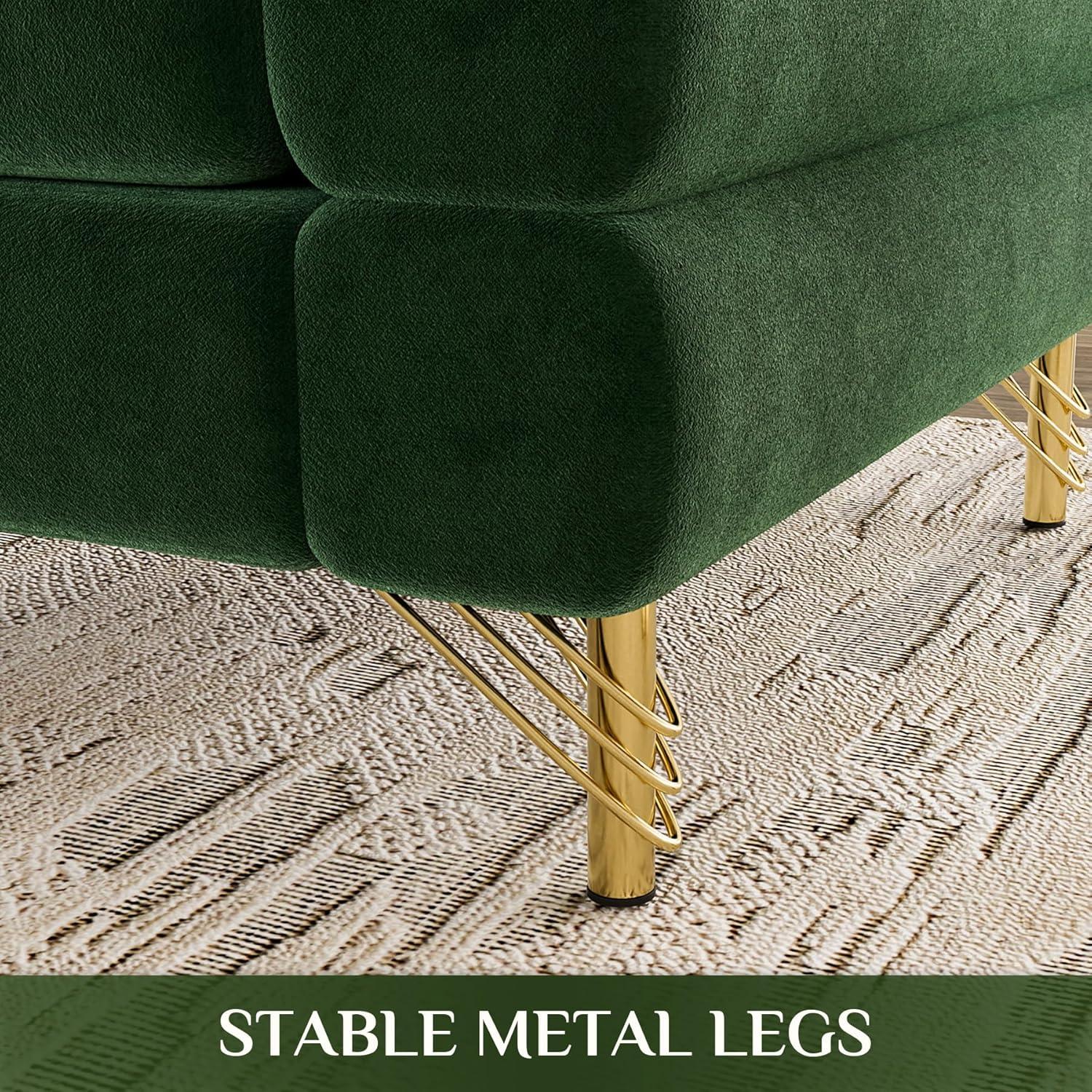 OUYESSIR Sofa Couch & Loveseat Set — how it fits your room