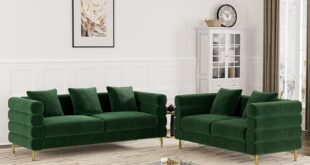 Ouyessir Sofa Couch Loveseat Set How It Fits Your Room