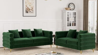 Ouyessir Sofa Couch Loveseat Set How It Fits Your Room