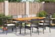 Patio Ready 7 Piece Rattan Dining Set Fits Your Patio Life