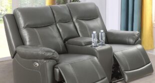 Power Recliner Loveseat With Usb Led Lights Comfort Redefined