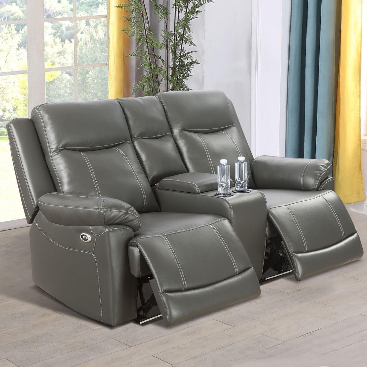Power Recliner Loveseat with USB & LED Lights: Comfort Redefined