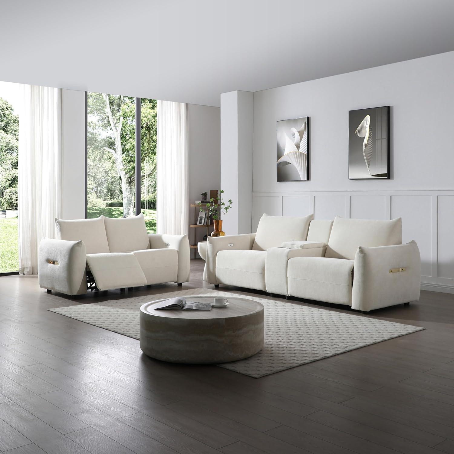 Power Recliner Sofa Set Comfort Style And Smart Features