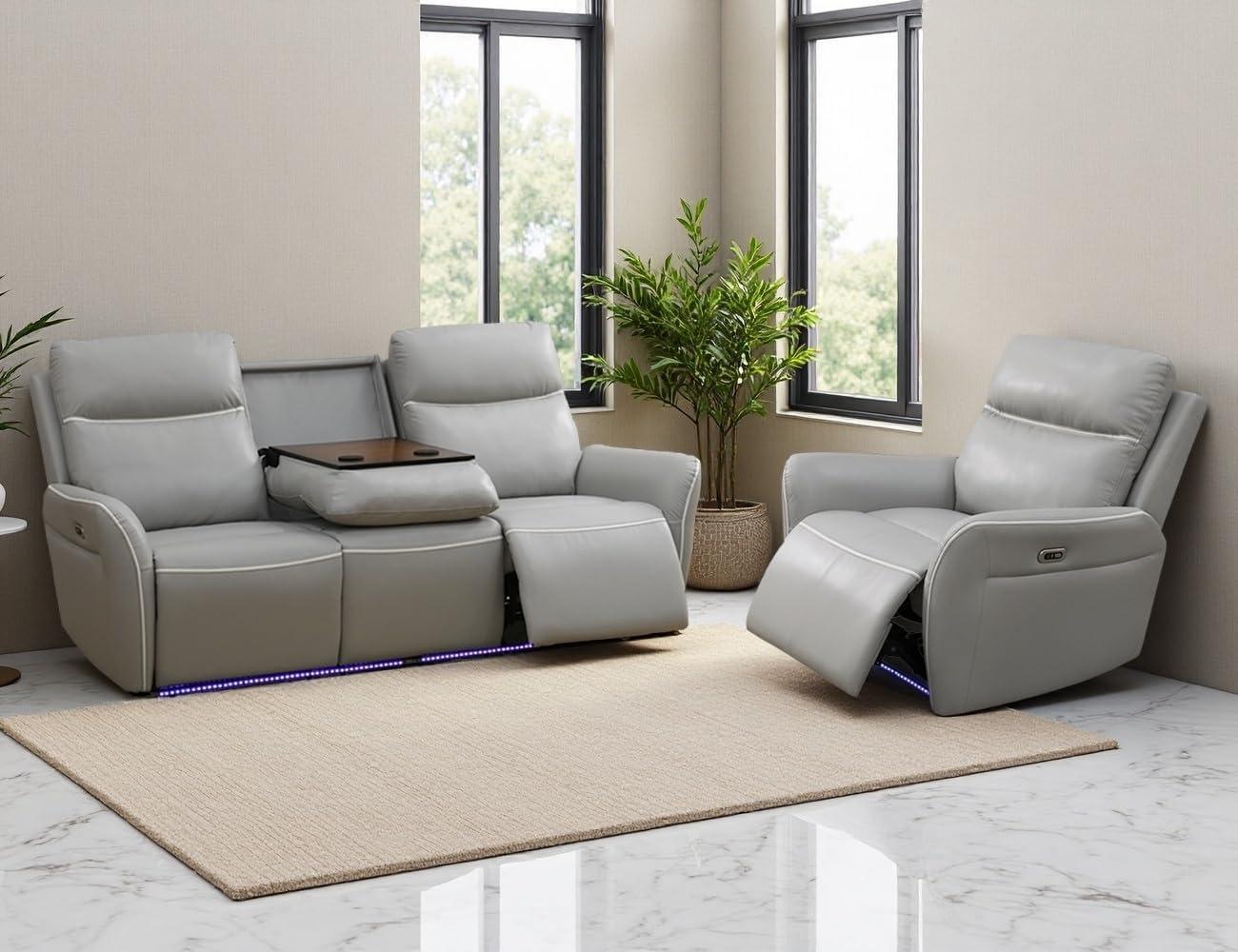 Power Recliner Sofa Set Review Comfort Meets Modern Tech