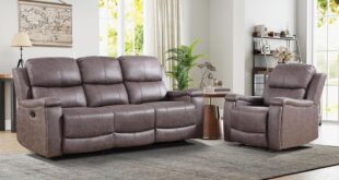 Relaxation Meets Style Exploring The Ebello Faux Leather Recliner Set