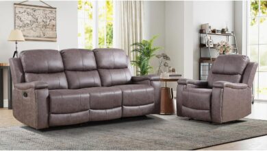 Relaxation Meets Style Exploring The Ebello Faux Leather Recliner Set