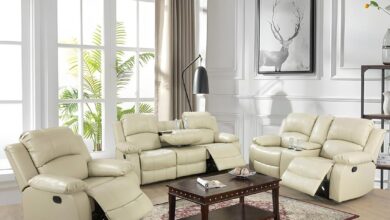 Relaxation Redefined Exploring The Beige Recliner Sofa Set Features
