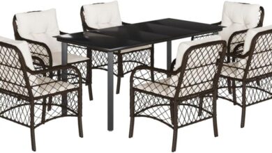 Relaxing Al Fresco Exploring The Vidaxl 7 Piece Patio Set
