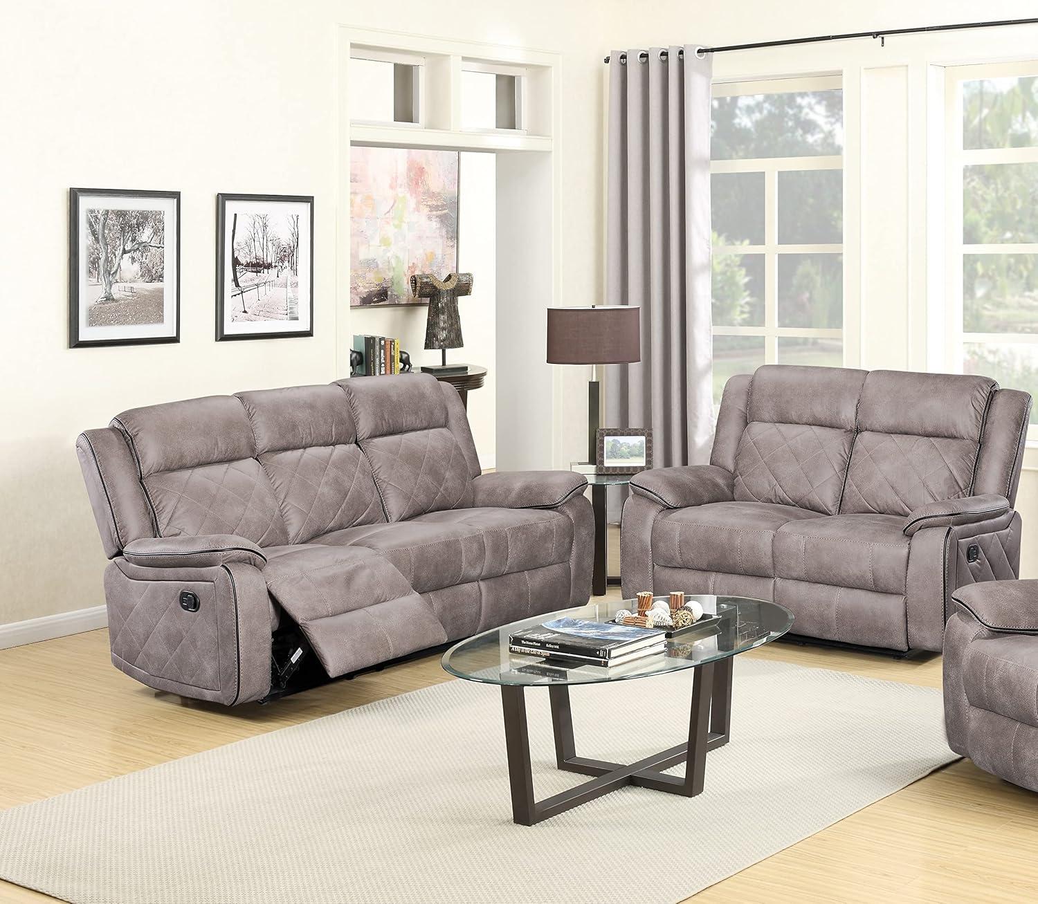 Relaxing in Style: Exploring GTU Furniture's Grey Recliner Set