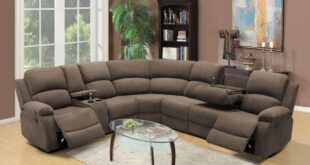 Relaxing In Style Exploring The Camel Reclining Sectional Sofa Set