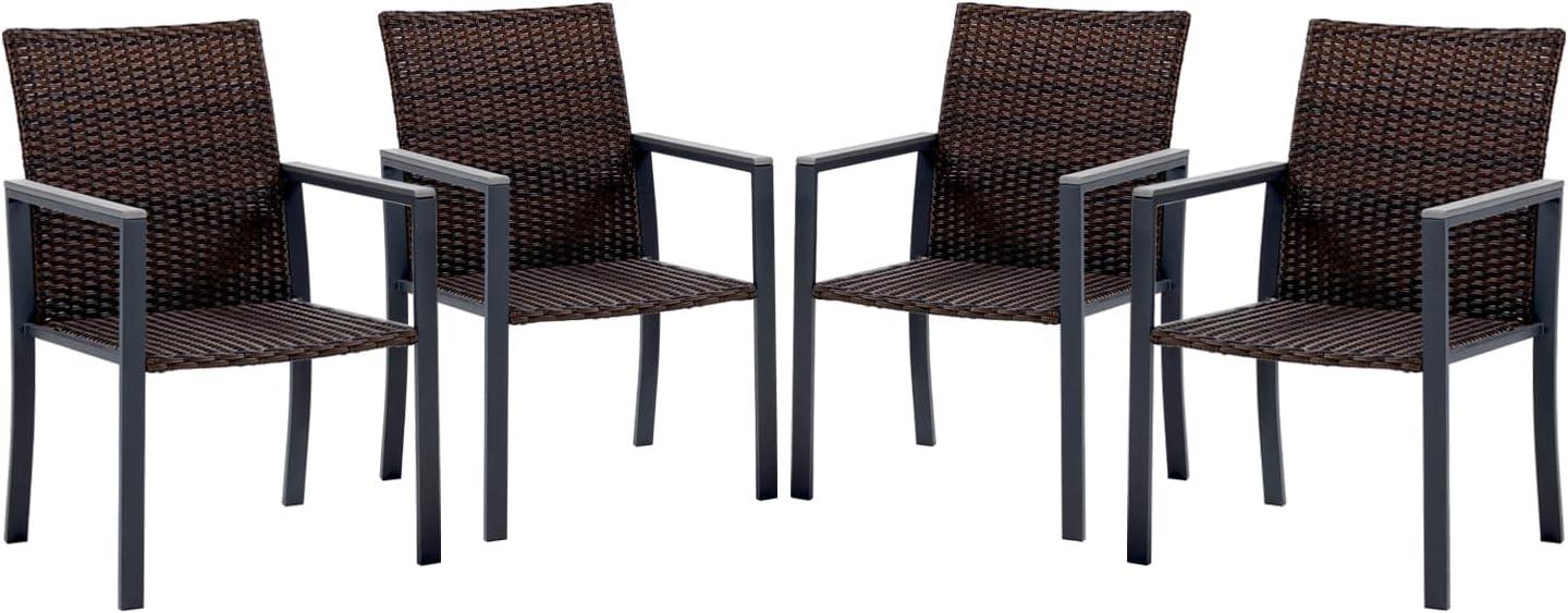Relaxing In Style Exploring Vicllax Outdoor Wicker Chair Set