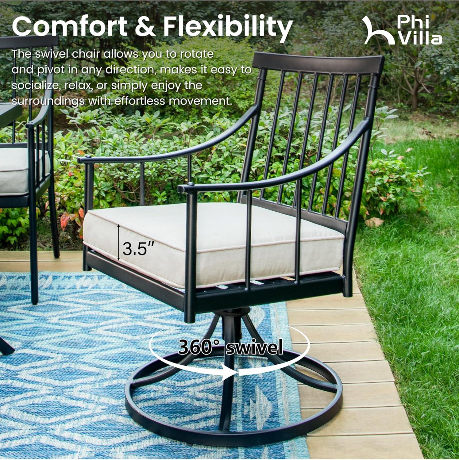 Relaxing Together: exploring PHI VILLA's Swivel Rocker Set