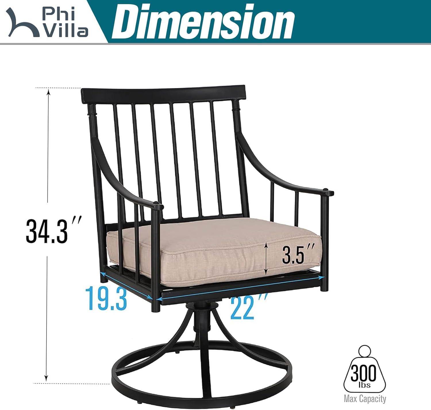 Relaxing Together: Exploring PHI VILLA's Swivel Rocker Set