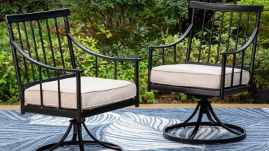 Relaxing Together Exploring Phi Villa Swivel Rocker Set