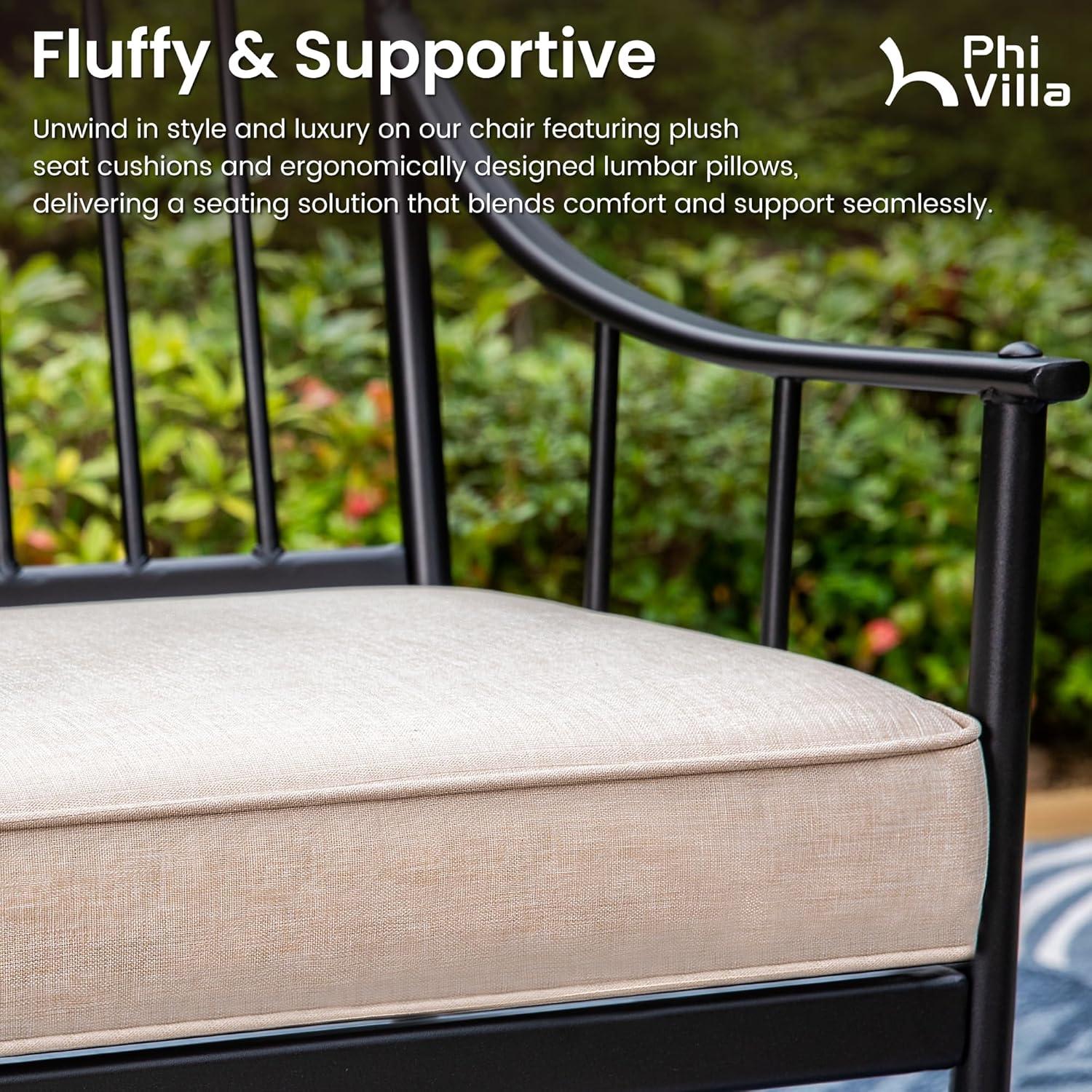 Relaxing Together: Exploring PHI VILLA's Swivel Rocker Set