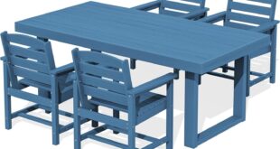 Serwall Hdpe Outdoor Set Durable Stylish Patio Comfort