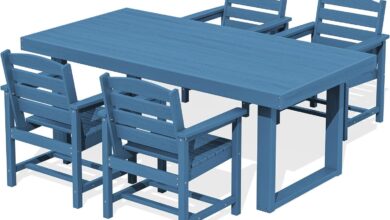 Serwall Hdpe Outdoor Set Durable Stylish Patio Comfort