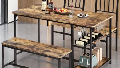 Smart Space Saving Dining Set With Built In Wine Storage