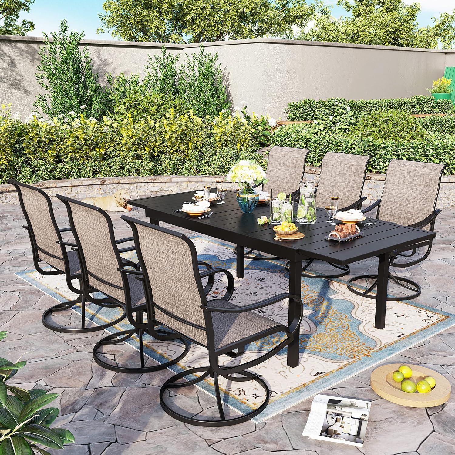 Sophia William Patio Dining Set How It Fits Your Yard