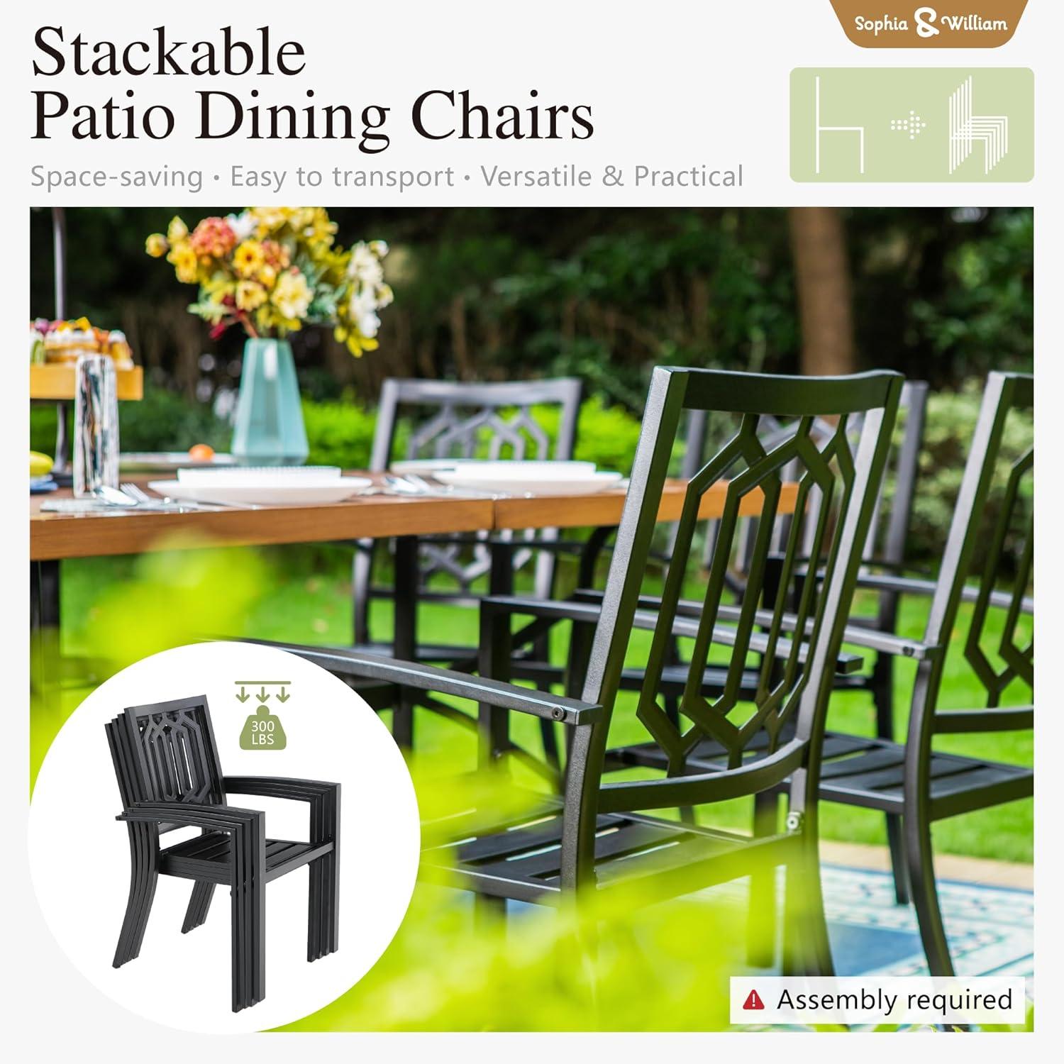 Sophia & William Patio Set: Stylish Comfort Meets Sun Protection