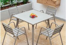 Spacious And Durable Aluminum Patio Set For Any Occasion