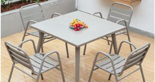 Spacious And Durable Aluminum Patio Set For Any Occasion