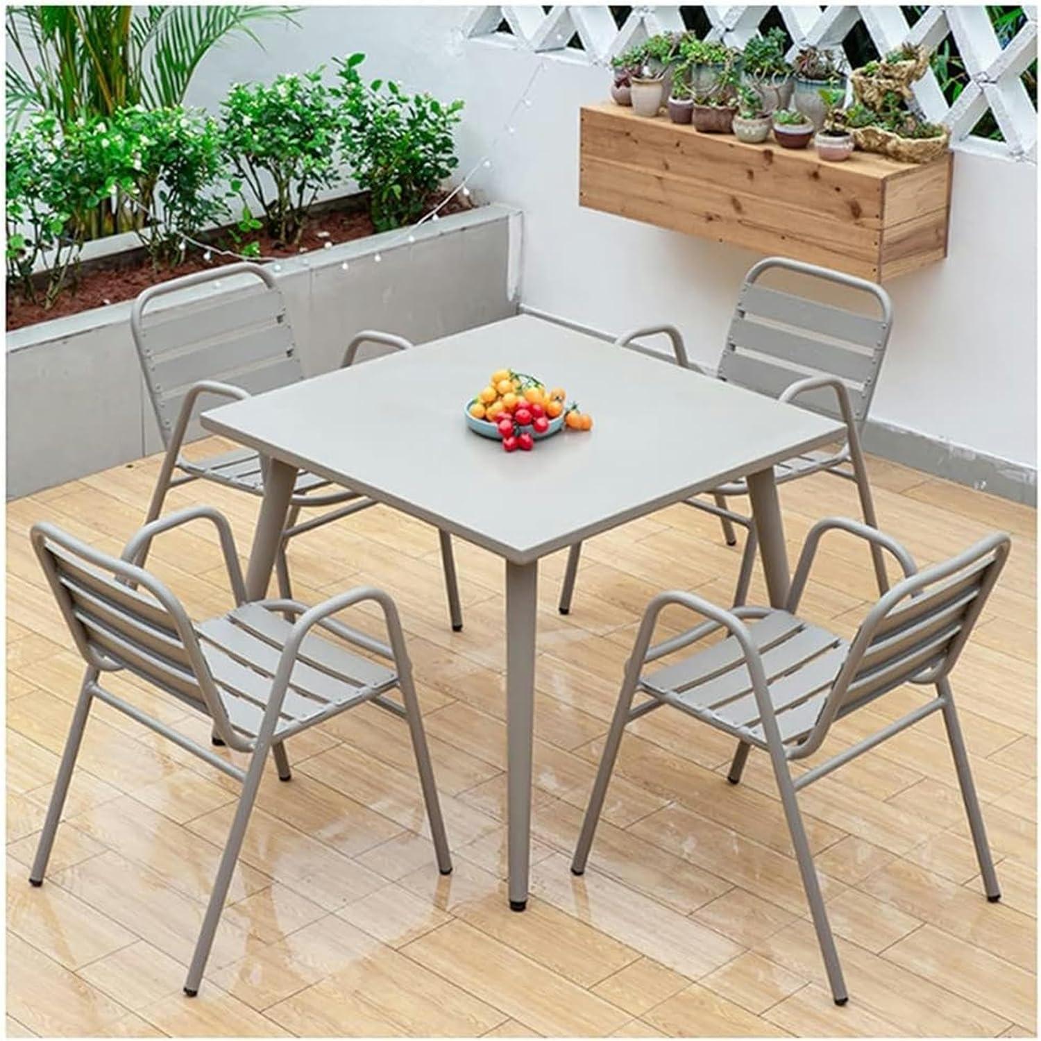 Spacious And Durable Aluminum Patio Set For Any Occasion
