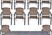 Spacious And Sturdy Exploring The 10 Person Patio Dining Set