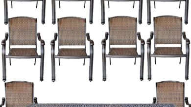 Spacious And Sturdy Exploring The 10 Person Patio Dining Set