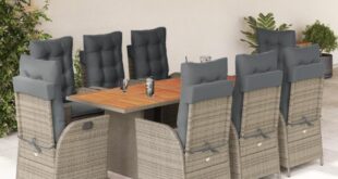 Spacious And Stylish Garden Dining Set Perfect For Any Balcony