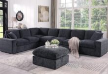 Spacious Comfort And Style Exploring A 146 Modular Sofa