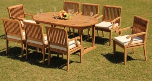 Spacious Comfort And Style Exploring The Grade A Teak Wood Dining Set