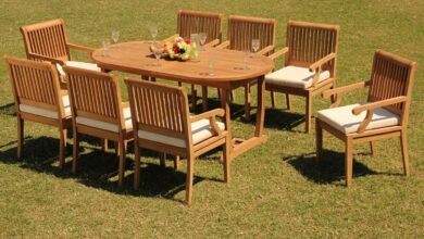 Spacious Comfort And Style Exploring The Grade A Teak Wood Dining Set