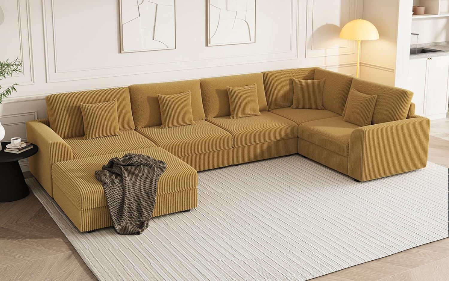 Spacious Comfort And Style Exploring The Modular U Shaped Sofa