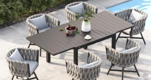 Spacious Comfort And Style With The Grand Patio Dining Set