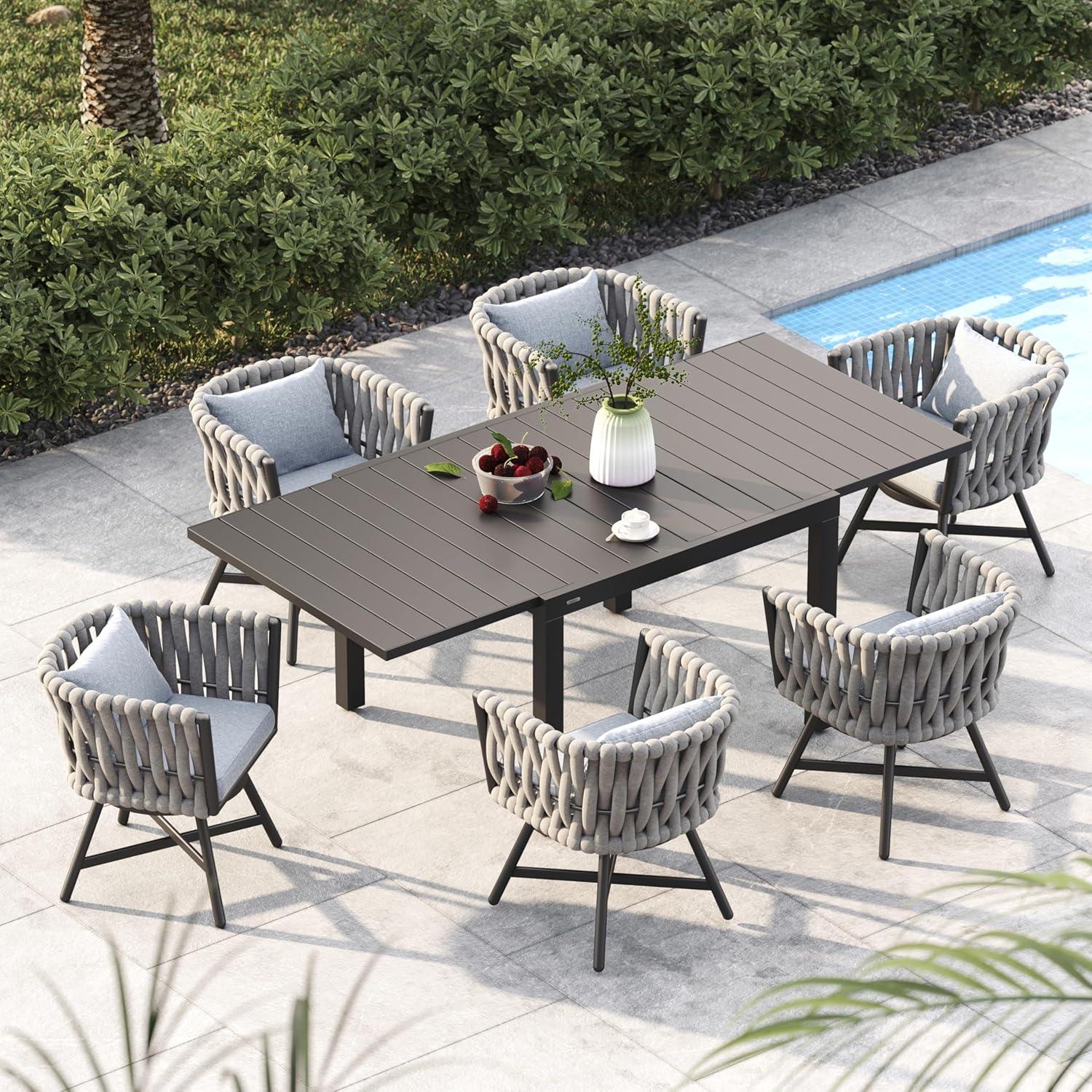 Spacious Comfort And Style With The Grand Patio Dining Set