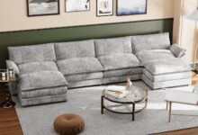 Spacious Comfort And Style With The Shahoo U Shaped Sofa