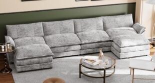 Spacious Comfort And Style With The Shahoo U Shaped Sofa