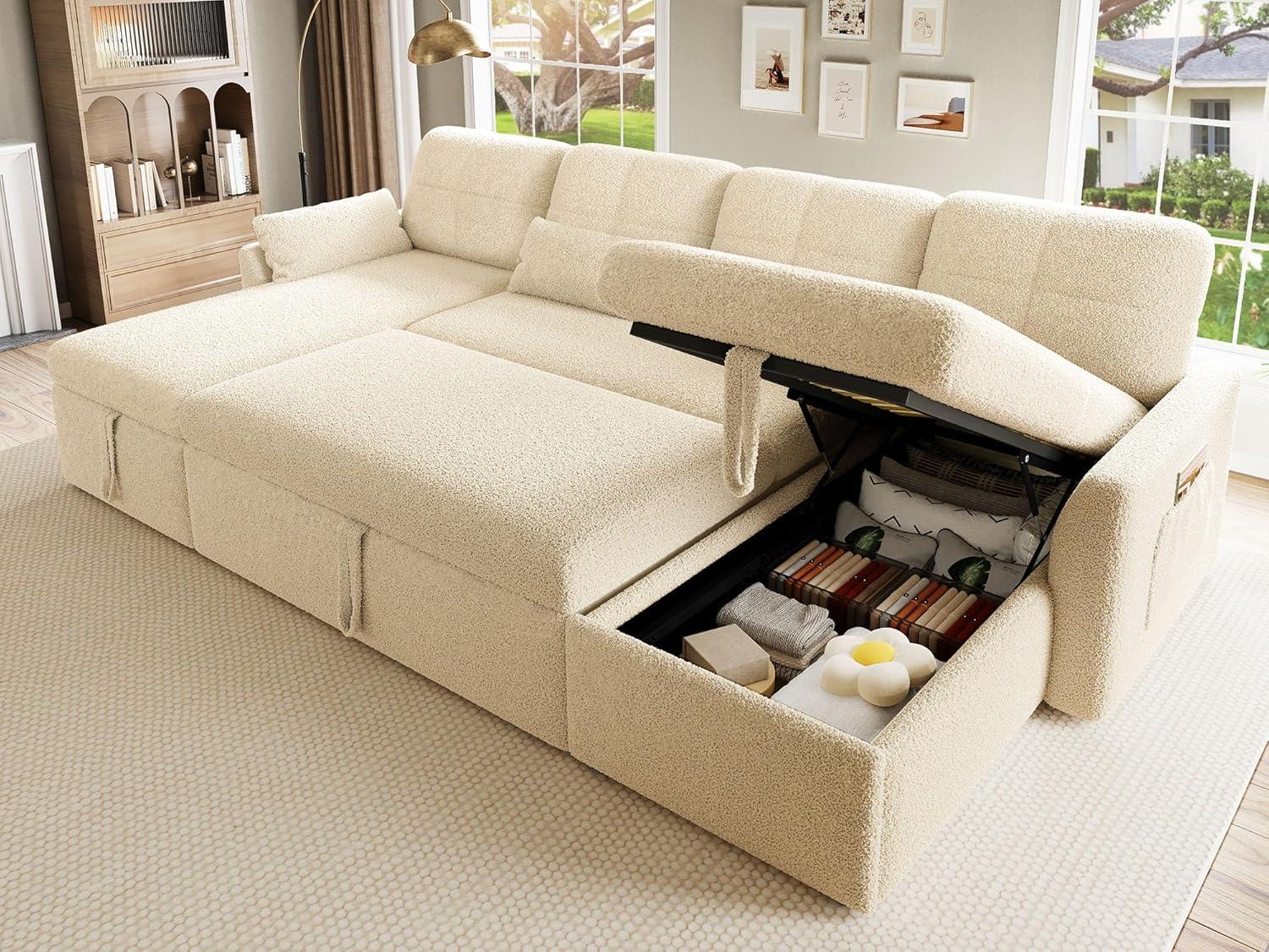 Spacious Comfort Meets Clever Storage In Yitahome Sofa Bed