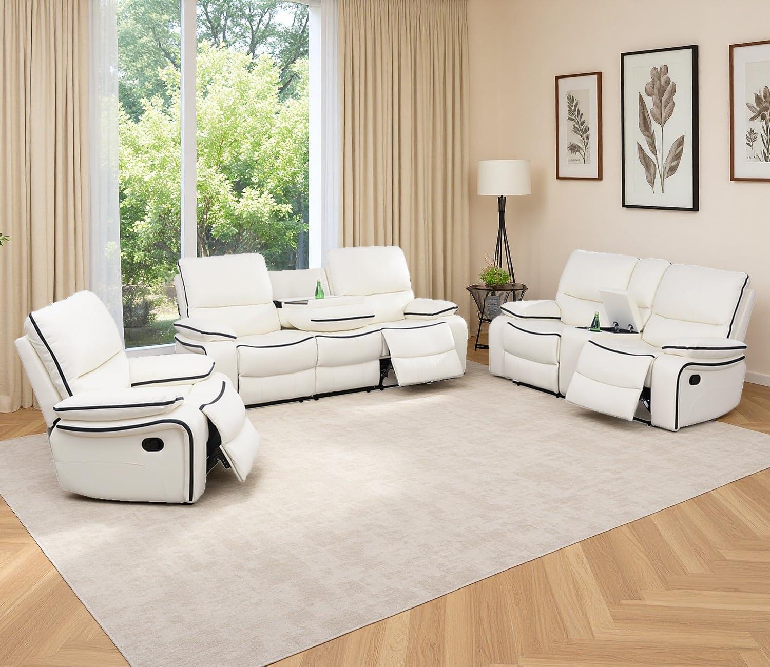 Spacious Comfort Meets Smart Design Recliner Sofa Set Review