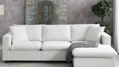 Spacious Comfort Meets Style In A Modern L Shaped Sectional Sofa