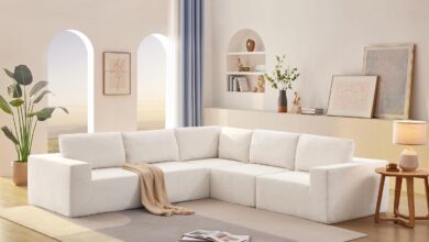 Spacious Comfort Meets Style In This Modular L Shaped Sofa