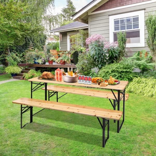 Spacious & Sturdy Outdoor Dining Set Perfect for Any Gathering
